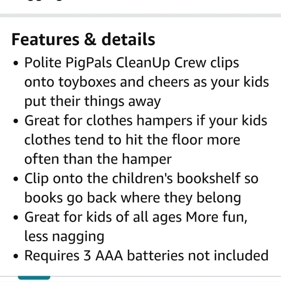 Polite PigPals CleanUp Crew New never used Speaks 9 phrases - Picture 15 of 15